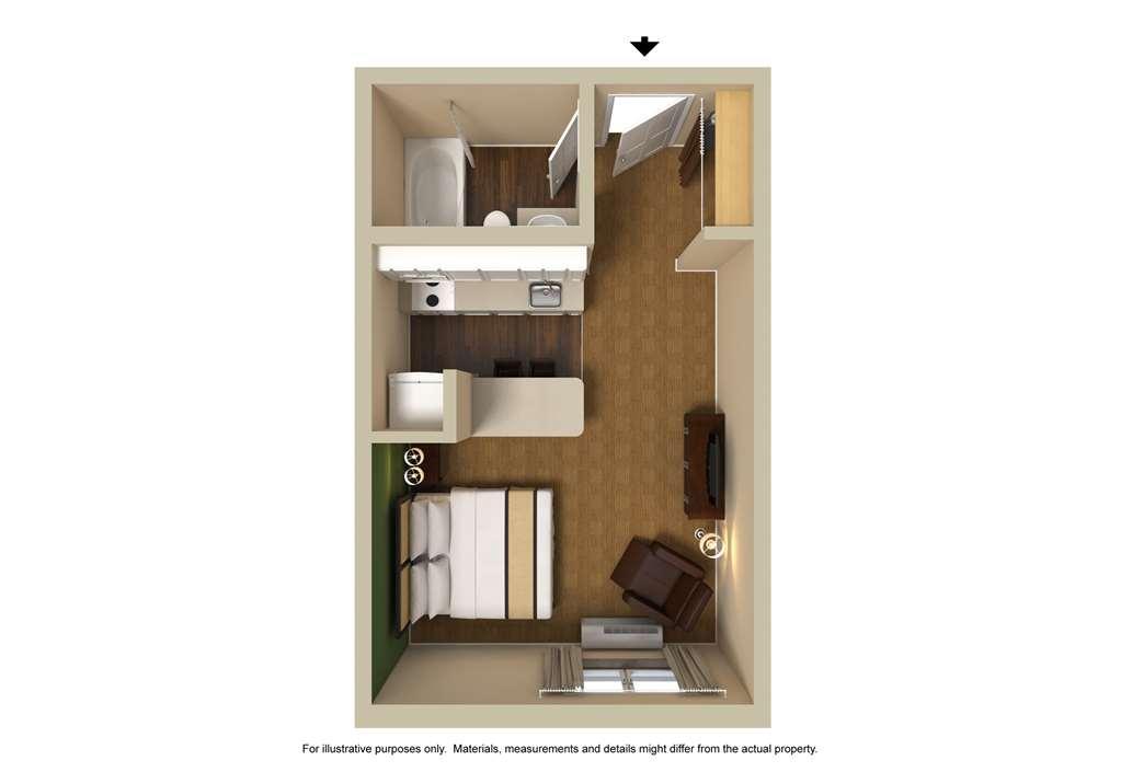Extended Stay America Select Suites - Chicago - Rolling Meadows Rum bild